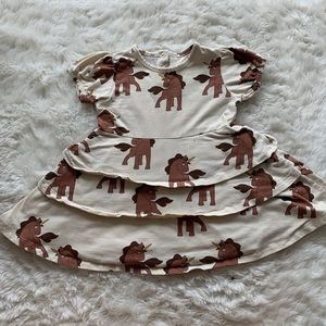 Soft mini rodini unicorn dress